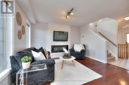 38 Heatherwood Place, Kitchener, ON - Indoor Photo Showing Living Room With Fireplace