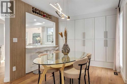 113 Straddock Terrace Sw, Calgary, AB - Indoor Photo Showing Dining Room