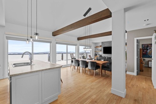 Cuisine - 36 Ch. Du Sommet-De-La-Vallée, Harrington, QC - Indoor Photo Showing Kitchen With Double Sink