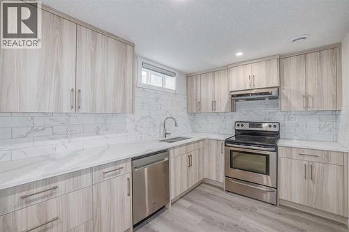152 Falconridge Crescent Ne, Calgary, AB - Indoor Photo Showing Kitchen With Upgraded Kitchen