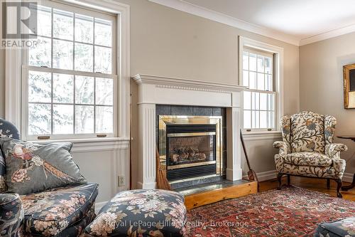 Living Room - 530 Holmes Street, Central Huron (Goderich), ON - Indoor Photo Showing Living Room With Fireplace