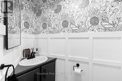 Main floor 2 pc bath - 