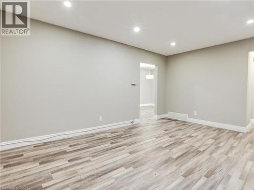 Spare room featuring recessed lighting and light wood finished floors - 55 Silver Aspen Crescent, Kitchener, ON - Indoor