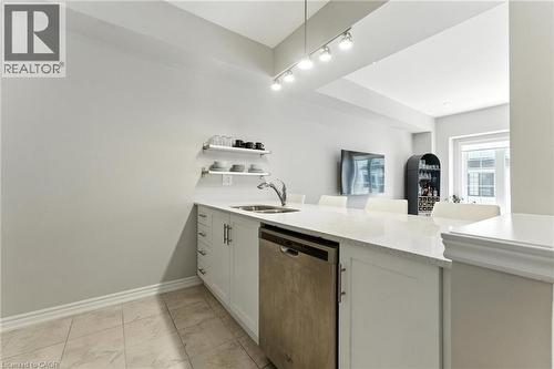 377 Glancaster Road Unit# 37, Ancaster, ON - Indoor Photo Showing Kitchen With Double Sink