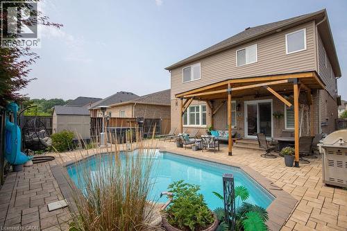 15 Meadowbank Drive, Hamilton, ON - Outdoor With In Ground Pool With Deck Patio Veranda