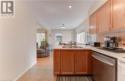 916 Veronica Court, Kitchener, ON - Indoor Photo Showing Kitchen With Double Sink