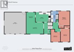 Main and Upper level room dimensions - 