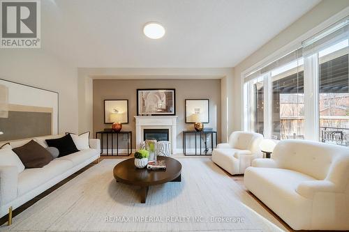 2252 Pine Glen Road, Oakville, ON - Indoor Photo Showing Living Room With Fireplace