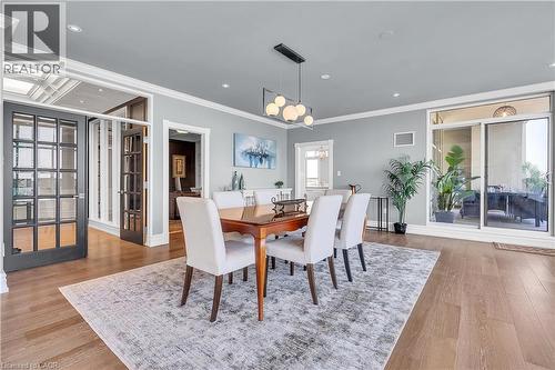 1237 North Shore Boulevard E Unit# 1201, Burlington, ON - Indoor Photo Showing Dining Room