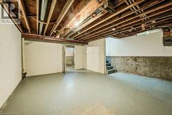 View of unfinished basement - 