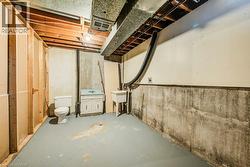 Unfinished below grade area featuring a sink - 