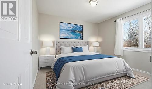 Bedroom 3 Virtually Staged - 1055 Plante Drive, Ottawa, ON - Indoor Photo Showing Bedroom