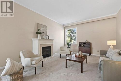 2162 Pauline Court, Burlington, ON - Indoor Photo Showing Living Room With Fireplace