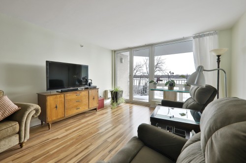 Living Room - 307-520 Place Juge-Desnoyers, Laval (Pont-Viau), QC - Indoor Photo Showing Living Room