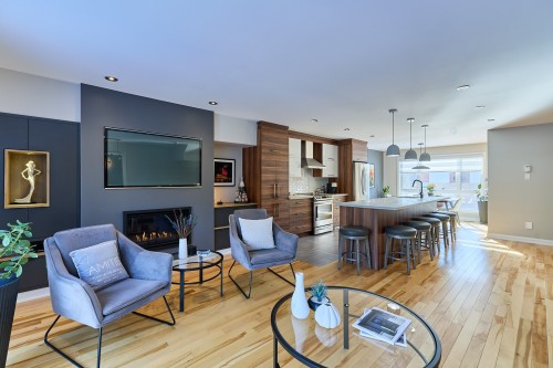 Overall view - 461 Rue De St-Gabriel, Mascouche, QC - Indoor Photo Showing Living Room