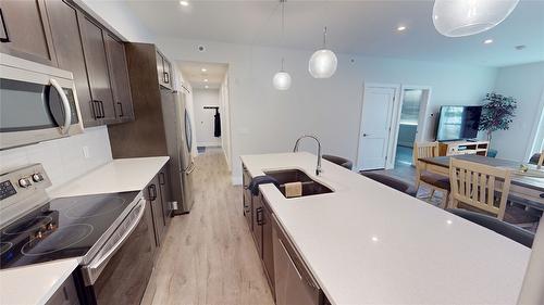 212-355 Legacy Lookout, Cranbrook, BC - Indoor Photo Showing Kitchen With Double Sink With Upgraded Kitchen