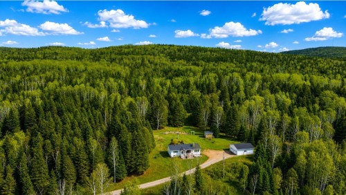Photo aérienne - 6560 Ch. Brassard, Saint-Zénon, QC 