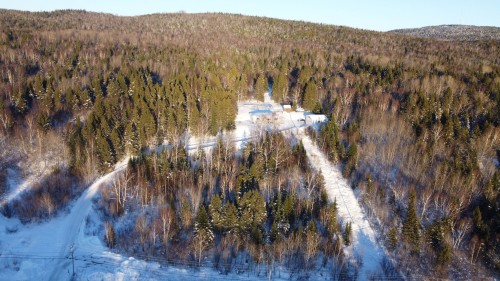 Photo aérienne - 6560 Ch. Brassard, Saint-Zénon, QC 