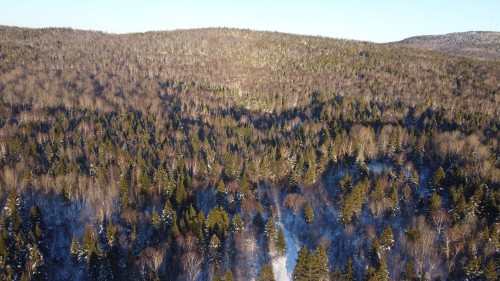 Photo aérienne - 6560 Ch. Brassard, Saint-Zénon, QC 