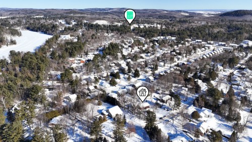Aerial View - 3708 Lakeshore Drive, Rawdon, QC - Outdoor With View