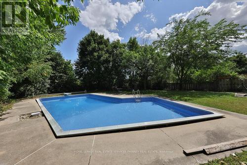 2420 Mainroyal Street, Mississauga, ON - Outdoor With In Ground Pool With Backyard