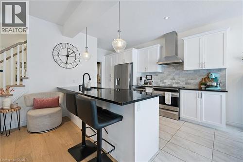 447 Moorlands Crescent, Kitchener, ON - Indoor Photo Showing Kitchen With Upgraded Kitchen