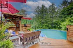 above ground pool deck - 