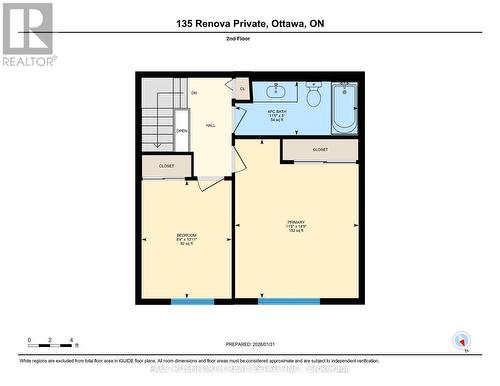 iGuide Floor Plan-Second Level - 135 Renova Private, Ottawa, ON - Other