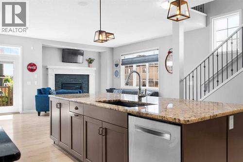 103 Masters Rise Se, Calgary, AB - Indoor Photo Showing Kitchen