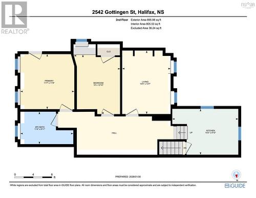 Upper unit floor plan - 2542 Gottingen Street, Halifax, NS - Other
