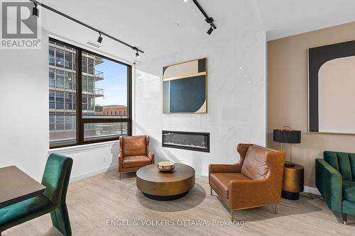 1802 - 180 George Street, Ottawa, ON - Indoor With Fireplace