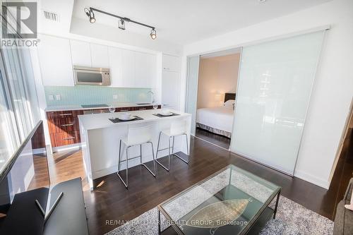 Kitchen w/Quartz Counters and European Appliances - 502 - 111 Champagne Avenue, Ottawa, ON - Indoor Photo Showing Kitchen With Upgraded Kitchen