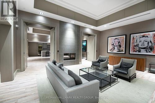 Soho Private Movie Theatre - 502 - 111 Champagne Avenue, Ottawa, ON - Indoor With Fireplace