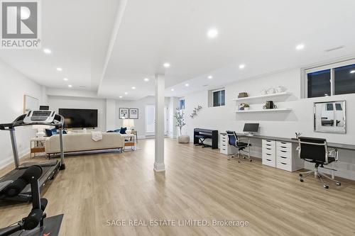 10 Brant Avenue, Mississauga, ON - Indoor Photo Showing Gym Room