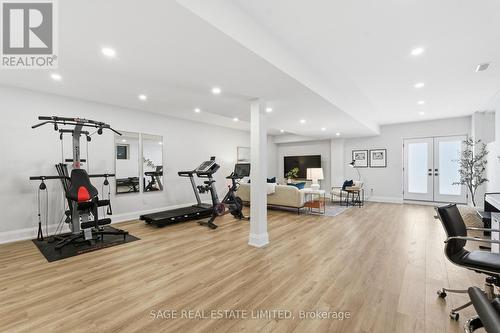 10 Brant Avenue, Mississauga, ON - Indoor Photo Showing Gym Room