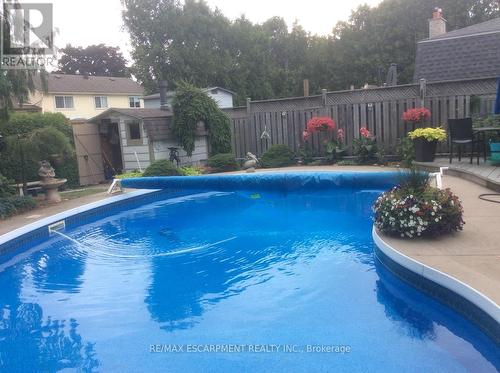 4017 Kingston Court, Burlington, ON - Outdoor With In Ground Pool