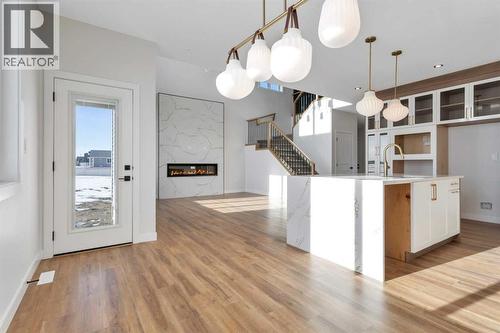 19 Everson Close, Red Deer, AB - Indoor With Fireplace