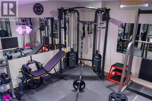 4614 Keystone Crescent, Burlington, ON - Indoor Photo Showing Gym Room