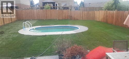 32 Hudson Drive, Cayuga, ON - Outdoor With In Ground Pool With Backyard