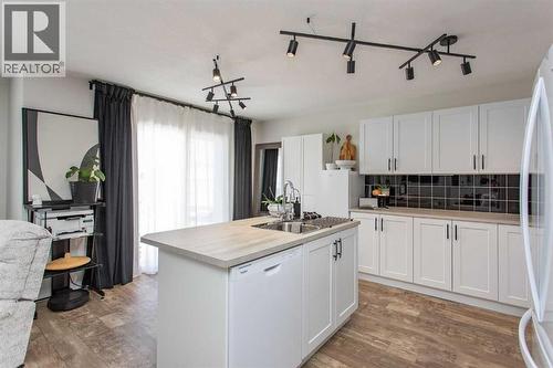 4, 20 Jacobs Close, Red Deer, AB - Indoor Photo Showing Kitchen With Double Sink
