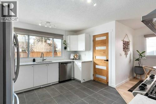 10219 Maplebrook Place Se, Calgary, AB - Indoor Photo Showing Kitchen With Double Sink