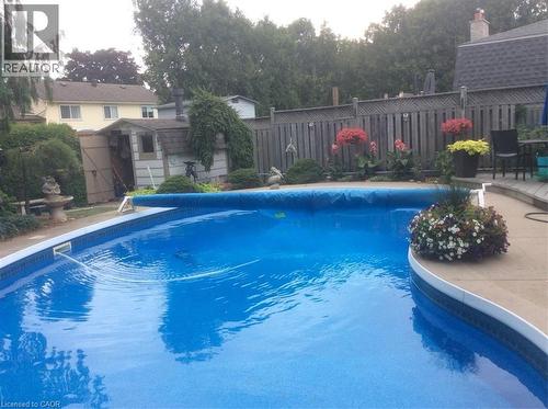 4017 Kingston Court, Burlington, ON - Outdoor With In Ground Pool