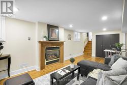 Lower level. 3rd fireplace - 