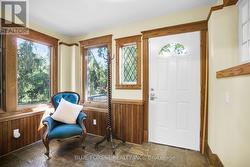 Front foyer with heated slate floors - 