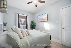 Primary bedroom overlooks the front yard - 