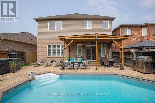 15 Meadowbank Drive, Hamilton, ON - Outdoor With In Ground Pool With Deck Patio Veranda