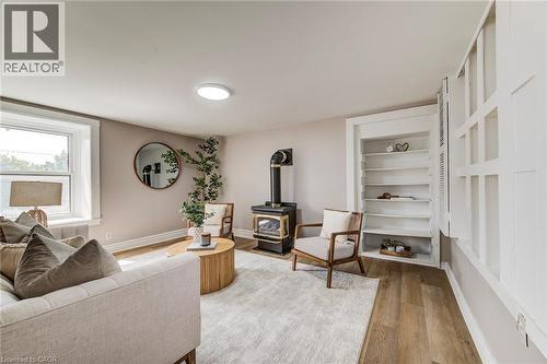 1331 King Street E, Cambridge, ON - Indoor Photo Showing Living Room With Fireplace
