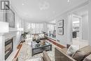 6358 Lisgar Drive, Mississauga, ON  - Indoor Photo Showing Living Room With Fireplace 
