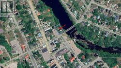 Ariel with Lot lines and arrow to property - 