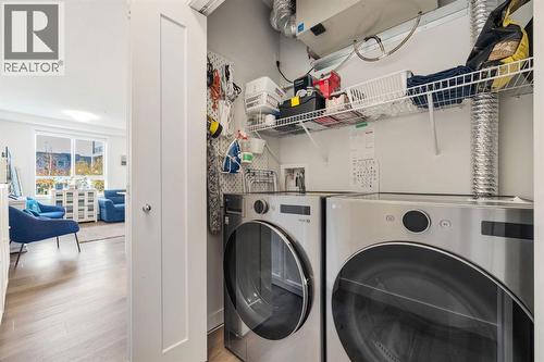 117, 30 Walgrove  Se, Calgary, AB - Indoor Photo Showing Laundry Room